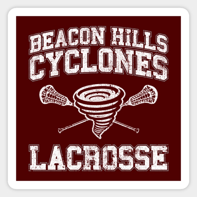 Beacon Hills Cyclones Lacrosse - Teen Wolf Sticker by huckblade